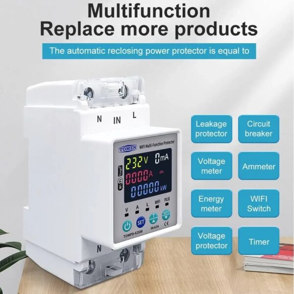tomzn tompd 63sw wifi smart circuit breaker