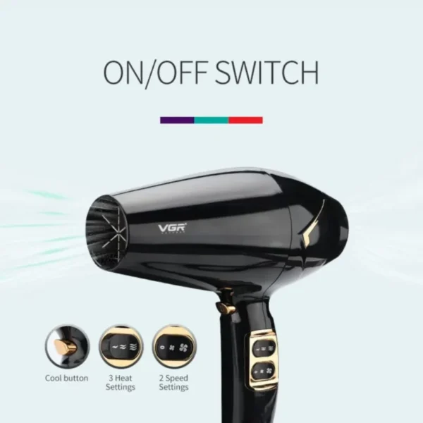 vgr v 423 professional salon series hair dryer