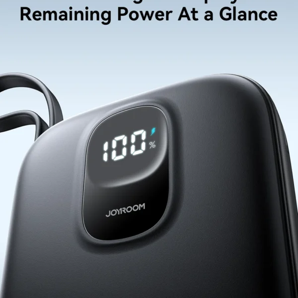 joyroom jr pbf18 22.5w powerbank 10000mah with lightning cable