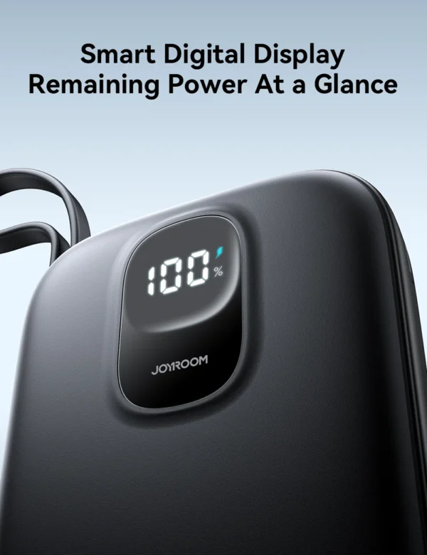 joyroom jr pbf18 22.5w powerbank 10000mah with lightning cable