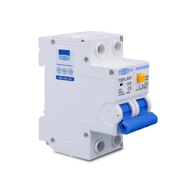 tomzn rcbo tob1l 63h 2p 63a 230v