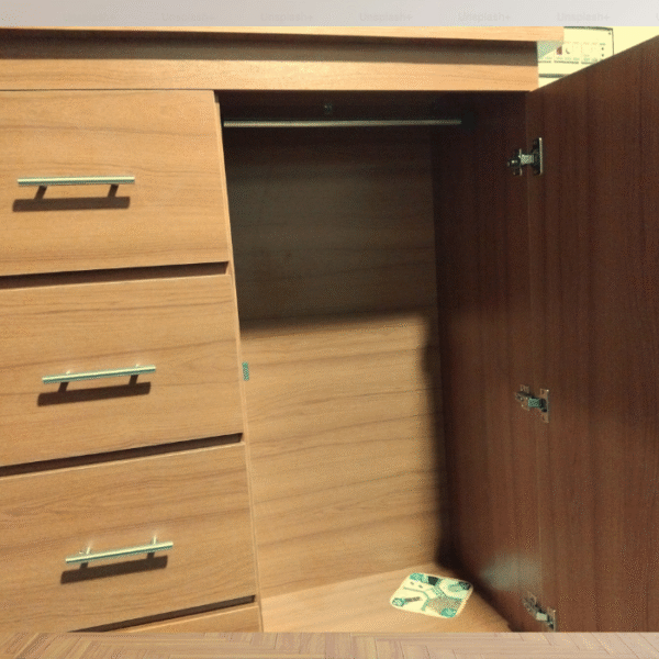 wardrobe made by super melamine board