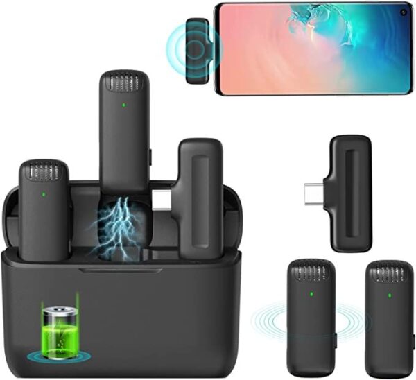 ulanzi j12 dual wireless microphone for android